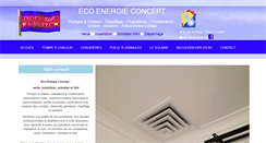 Desktop Screenshot of eco-energie-concept.fr